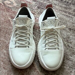 Cole Haan Generation ZeroGrandII LaceUp Sneakers Birch Titanium, Size 7.5B